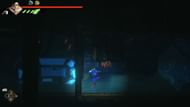 Beyond this red door is the first of the Elite Squads in this Shinobi stage (Image via SEGA)
